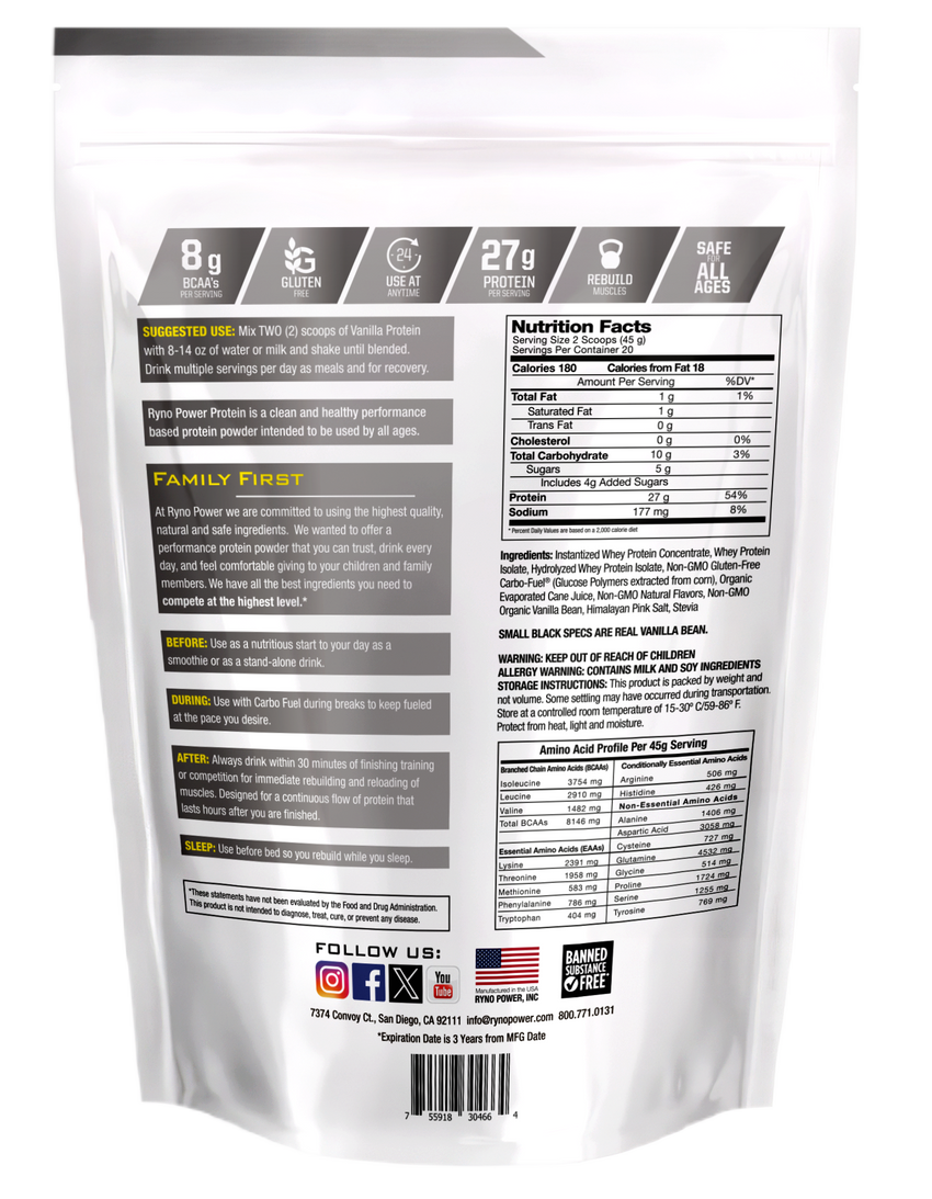 PROTEIN Premium Whey Vanilla Powder