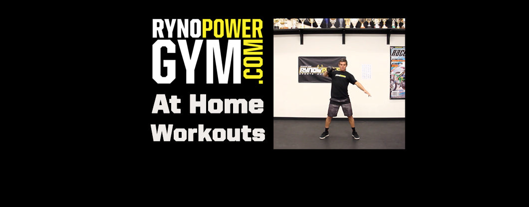 Ryno Power Gym at Home Workouts w/ Trainer Ryan Hughes! RENEGADE SQUAT